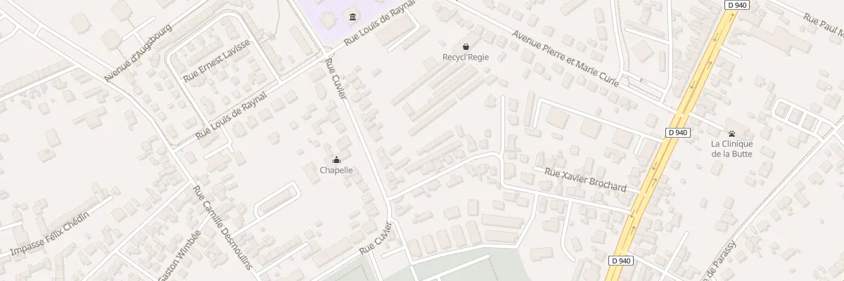 Plan du 16 Rue Cuvier à Bourges