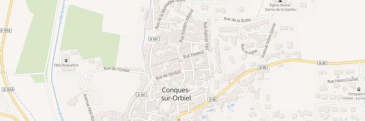 Plan du 15 Rue du Commerce à Conques-sur-Orbiel