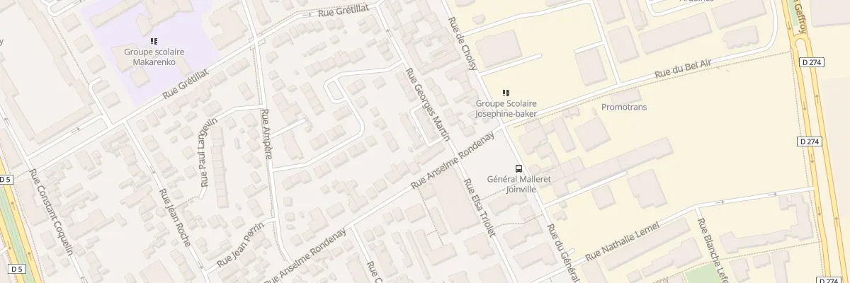 Plan du 38 Rue Ansèlme Rondenay à Vitry-sur-Seine