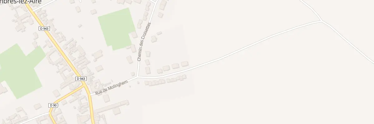 Plan du 249 Che de Molinghem à Lambres-lez-Aire