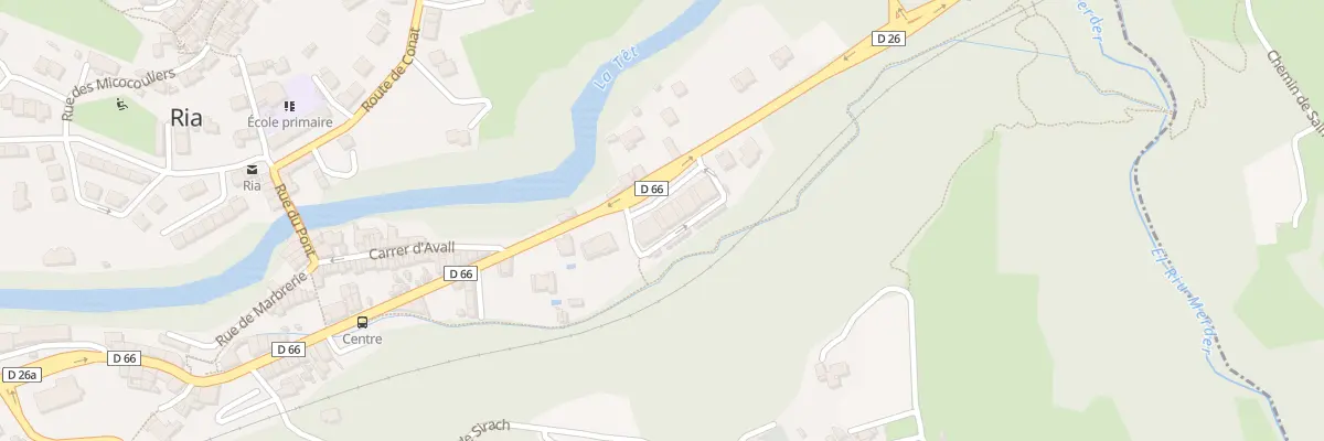 Plan de Rte Nationale à Ria-Sirach