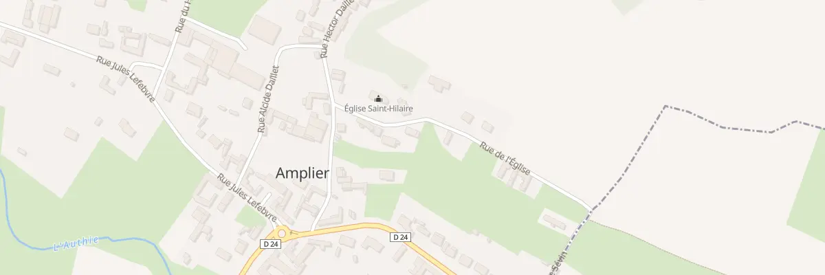 Plan du 112 Rue de l’Eglise à Amplier
