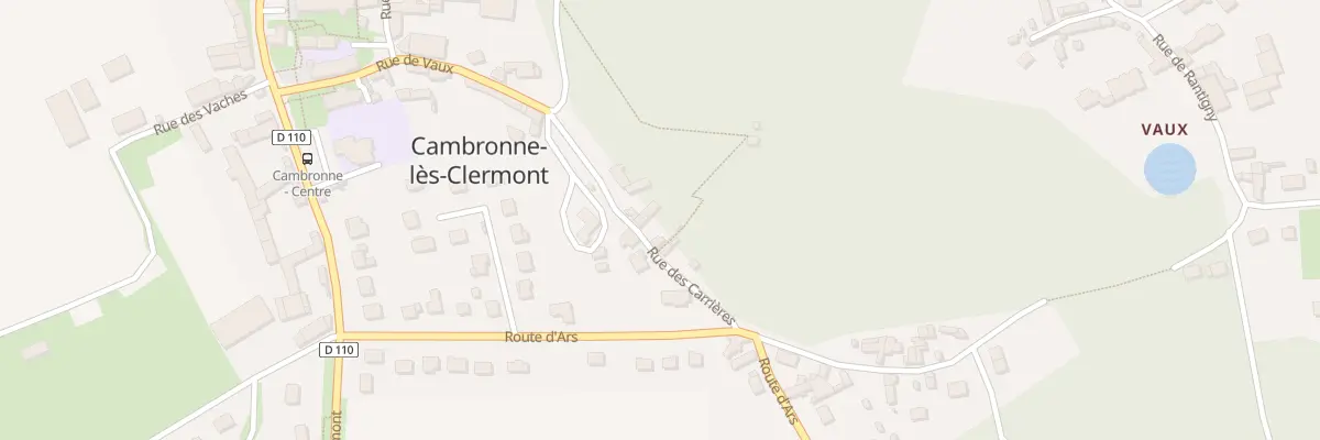 Plan du 121 Rue des Carrières à Cambronne-lès-Clermont
