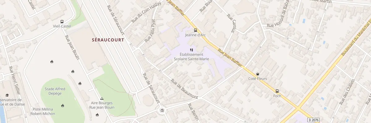 Plan du 23B Rue de Beaumont à Bourges