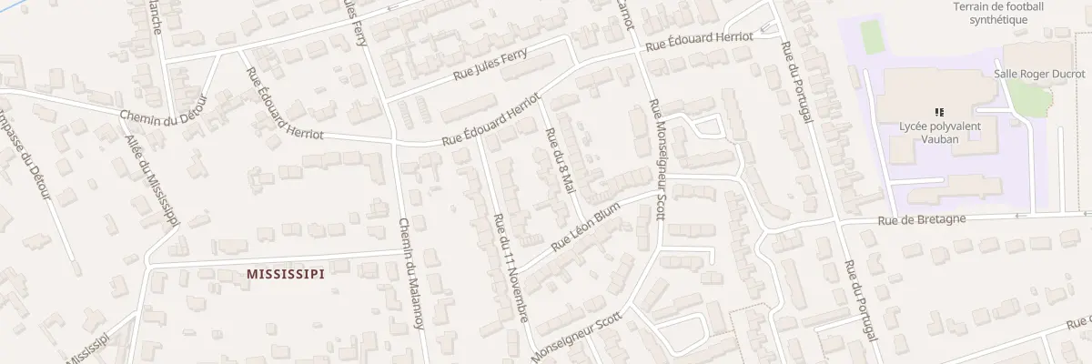 Plan du 6 Rue du Huit Mai 1945 à Aire-sur-la-Lys