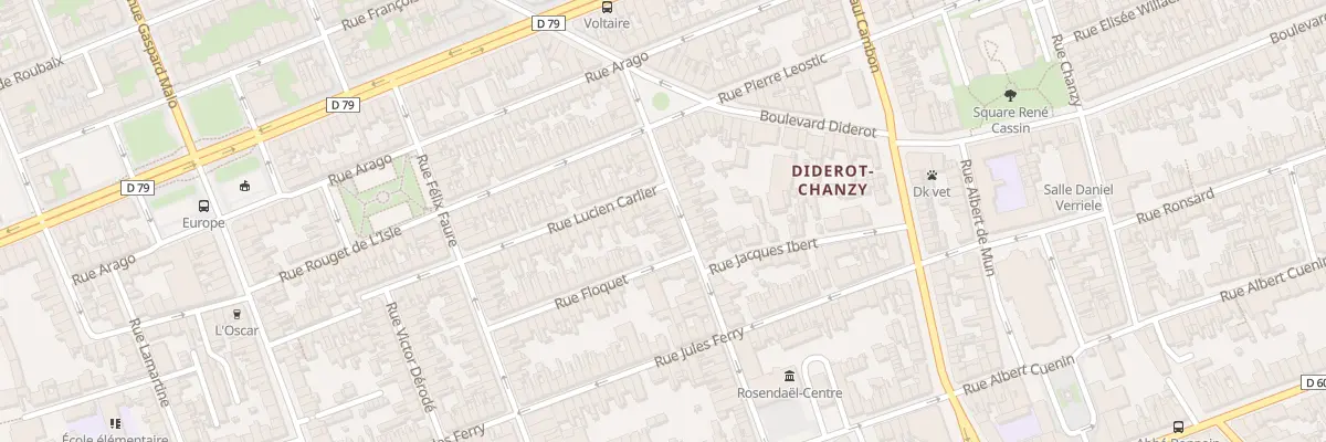 Plan du 37 Rue Voltaire à Dunkerque