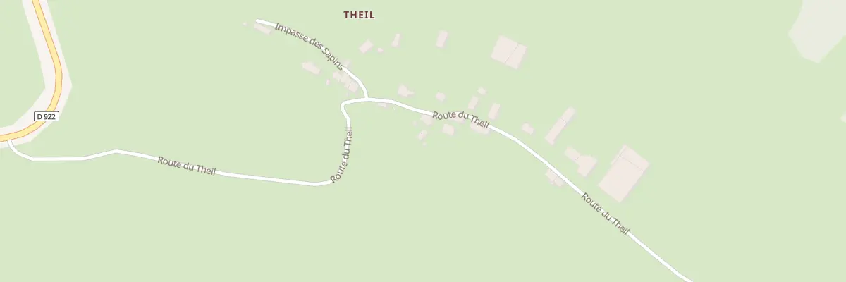 Plan du 5031A Theil à Drugeac