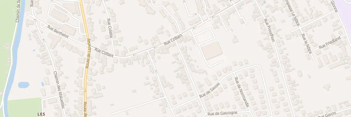 Plan du 2B Rue Fabre d’Eglantine à Bourges