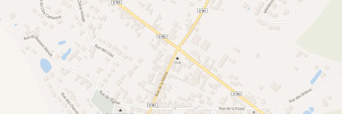 Plan du 6 Rue de la Mairie aux Bordes