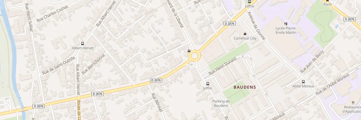Plan du 36 Bd Mal Joffre à Bourges