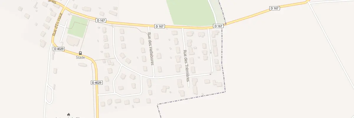Plan du 11 Rue des Trémières à Glisy
