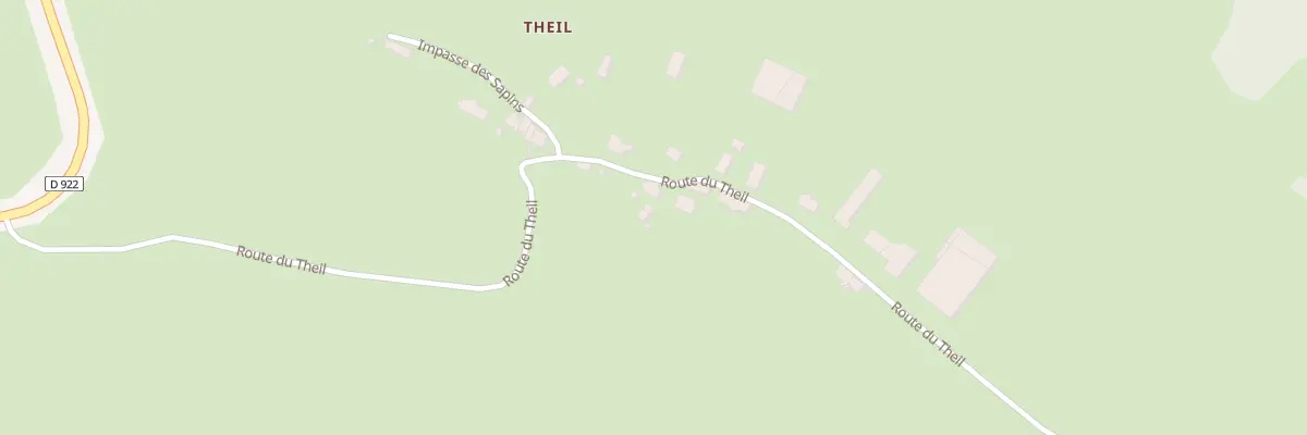 Plan du 5031 Theil à Drugeac