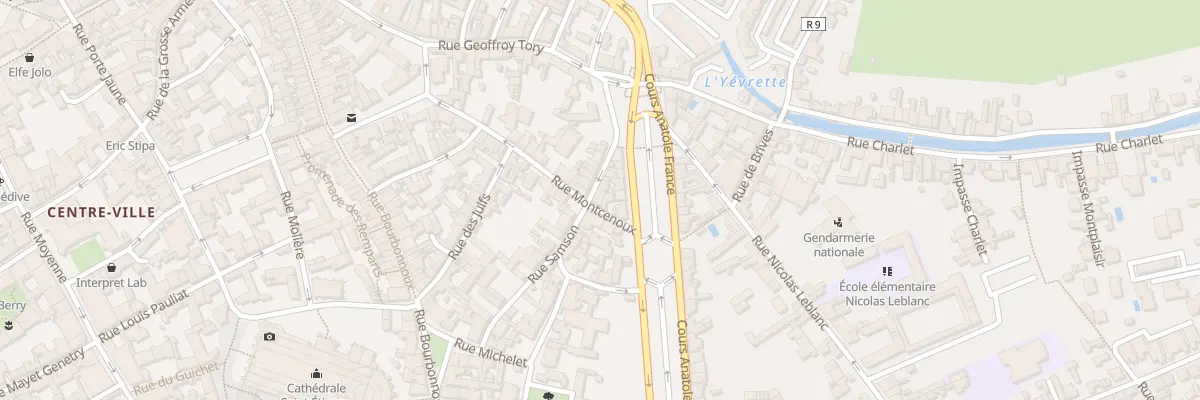 Plan du 32 Rue Samson à Bourges