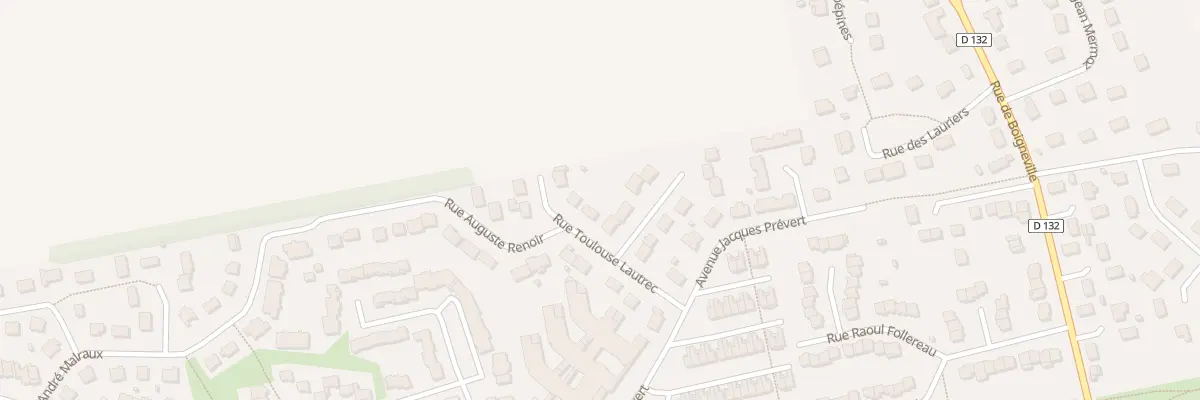 Plan du 3 Rue Toulouse Lautrec au Malesherbois