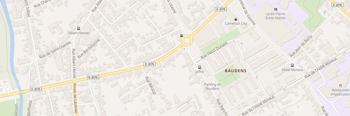 Plan du 7T Bd Mal Joffre à Bourges