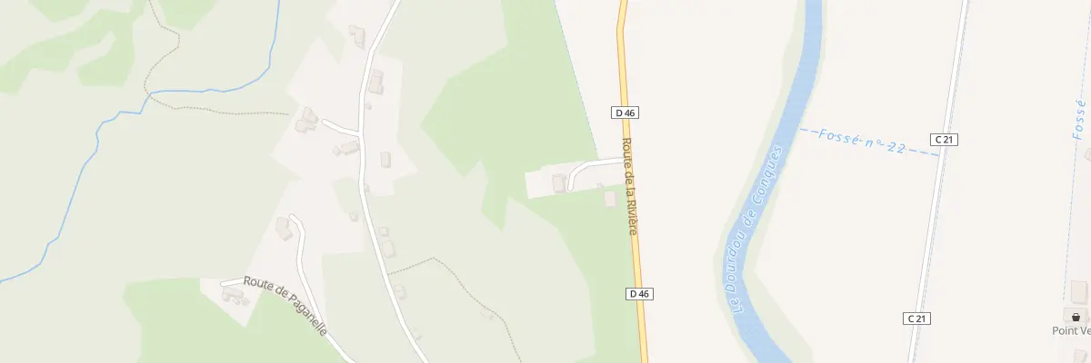 Plan du 10 Rte de la Riviere à Conques-en-Rouergue