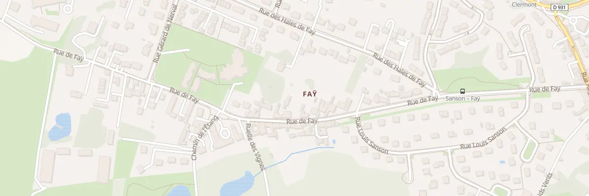 Plan du 22 Rue de Fay à Clermont
