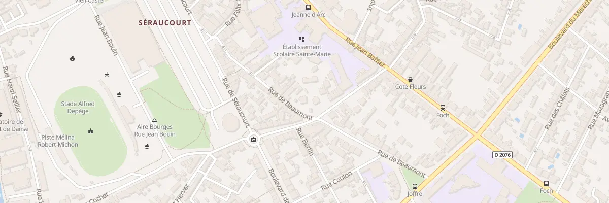 Plan du 33 Rue de Beaumont à Bourges