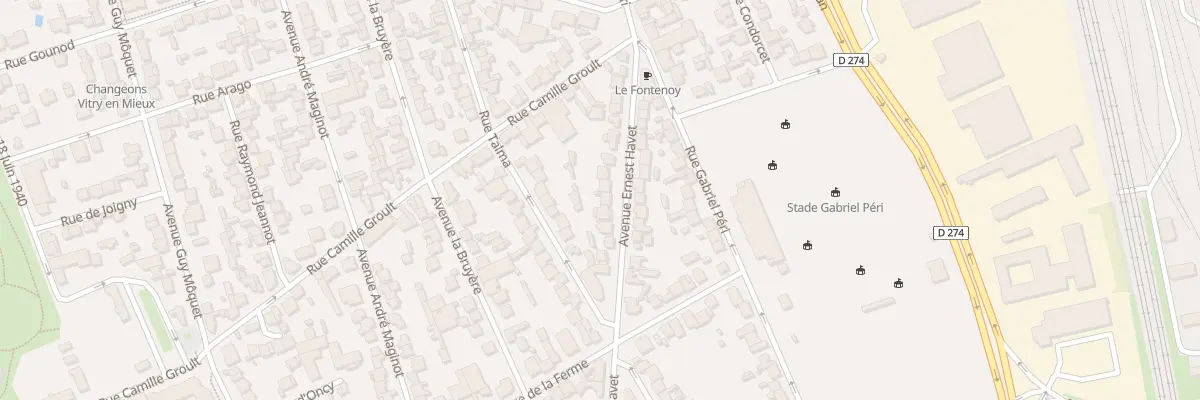 Plan du 95 Av Ernest Havet à Vitry-sur-Seine