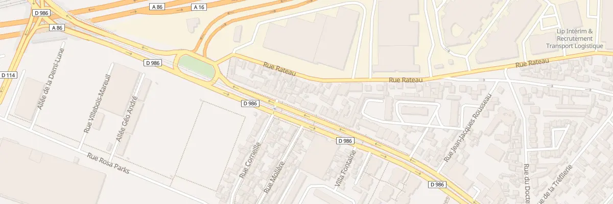 Plan du 35 Av Jean Jaurès à La Courneuve