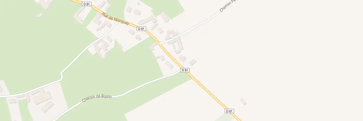 Plan du 55 Rue de Marquay à Ostreville