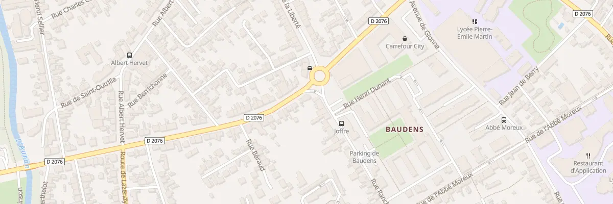 Plan du 7B Bd Mal Joffre à Bourges