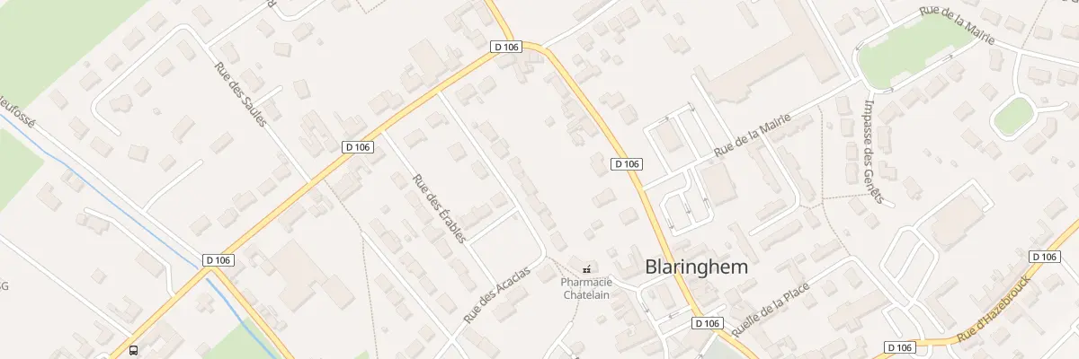 Plan du 113 Rue des Acacias à Blaringhem