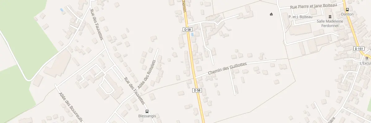 Plan du 34 Rue du Grand Chemin à Bourges