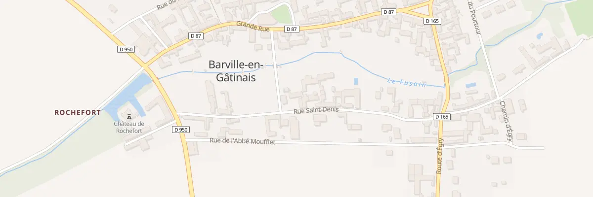 Plan du 22 Rue St Denis à Barville-en-Gâtinais