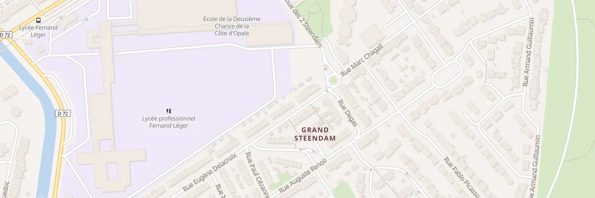 Plan du 105 Rue Eugène Delacroix à Coudekerque-Branche