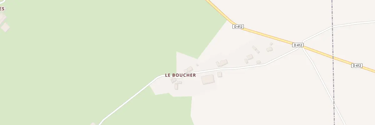 Plan du 3 Le Boucher à Viplaix