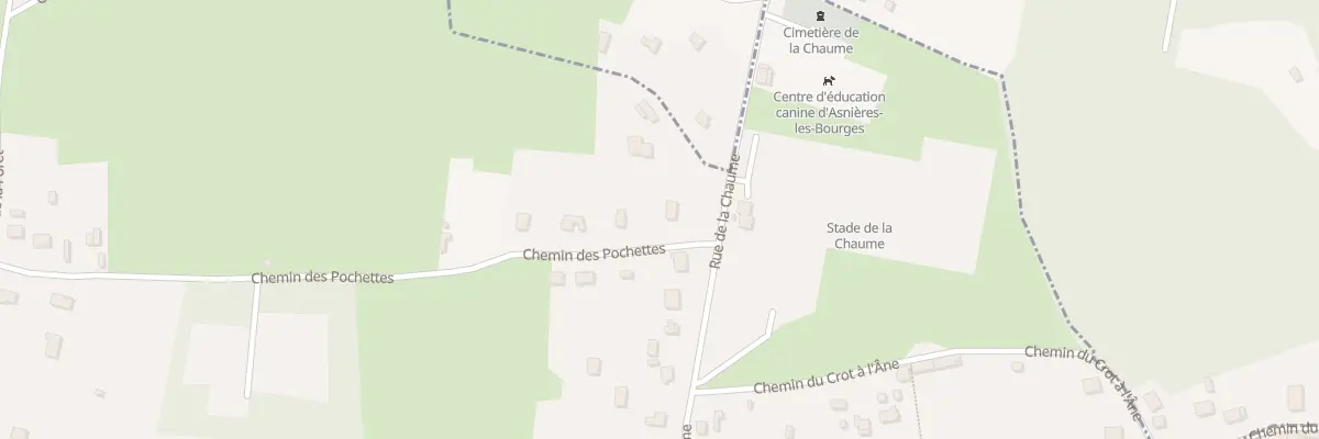 Plan du 4 Che des Pochettes à Bourges