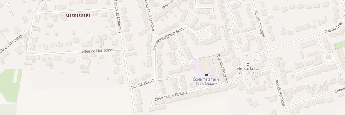 Plan du 12 Rue Malbranque à Aire-sur-la-Lys