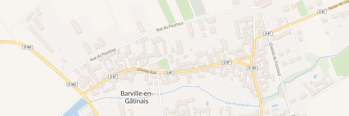 Plan du 28 Grande Rue à Barville-en-Gâtinais