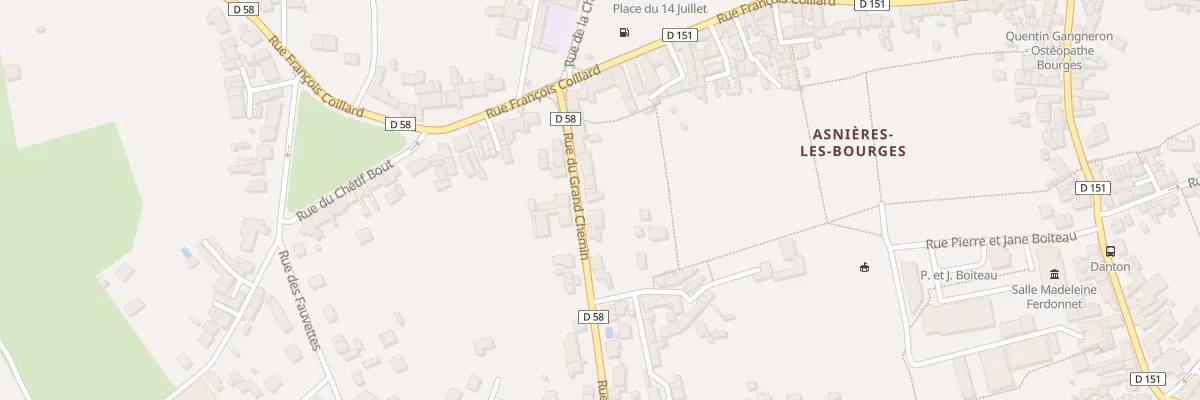 Plan du 17 Rue du Grand Chemin à Bourges