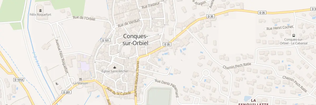 Plan du 28 Le Village à Conques-sur-Orbiel