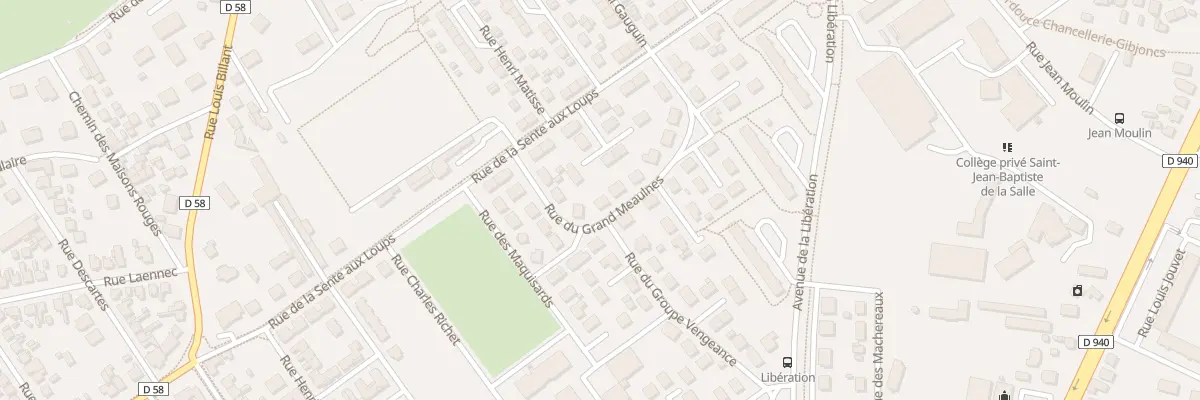 Plan du 9 Rue du Grand Meaulnes à Bourges