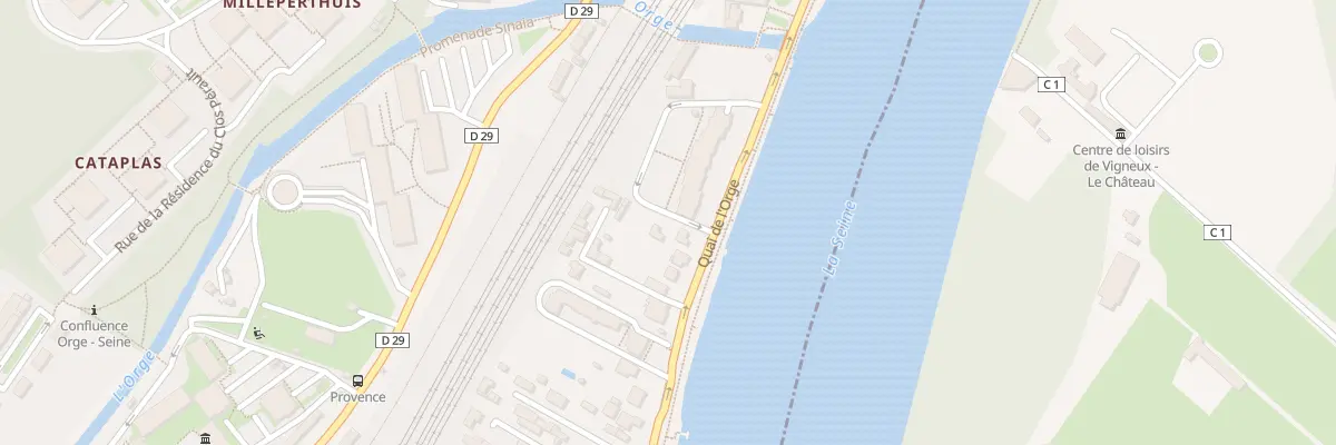 Plan du 77T Vc Quai de l’Orge à Athis-Mons
