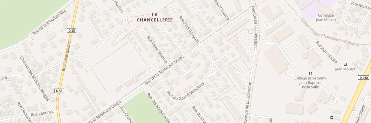 Plan du 24 Rue Sente aux Loups à Bourges