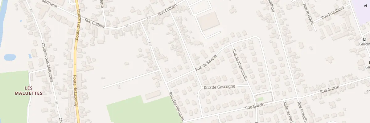 Plan du 18 Rue Fabre d’Eglantine à Bourges