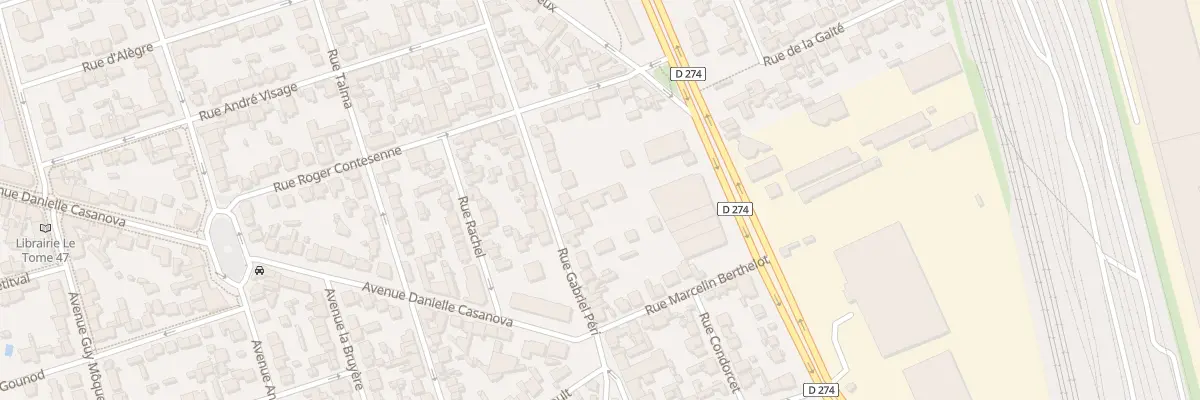 Plan du 120 Rue Gabriel Péri à Vitry-sur-Seine