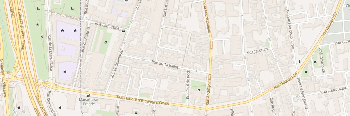 Plan du 16B Rue du 14 Juillet au Pré-Saint-Gervais