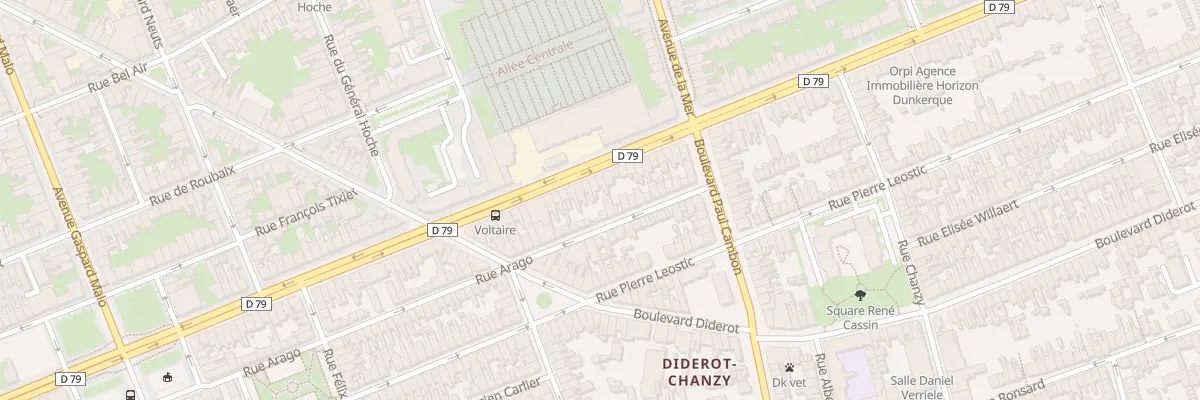 Plan du 481 Rue Arago à Dunkerque
