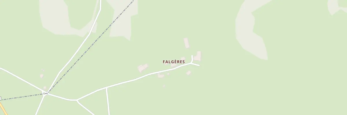 Plan du 3 Falgères à Champagnac