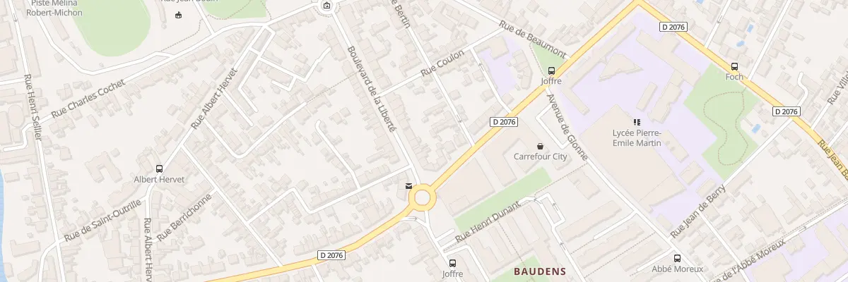 Plan du 35 Bd de la Liberté à Bourges