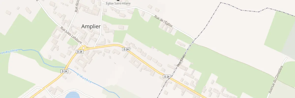 Plan du 110 Rue d’Orville à Amplier