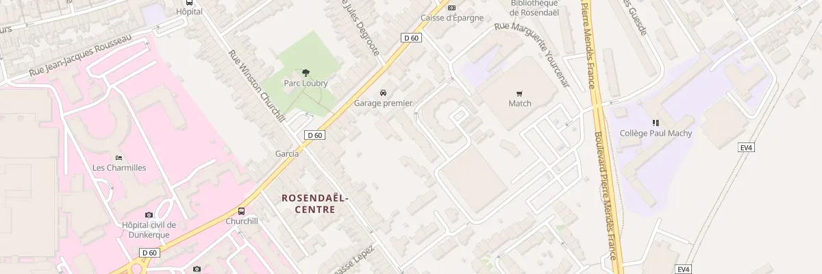 Plan du 75 Rue Henri le Sidaner à Dunkerque