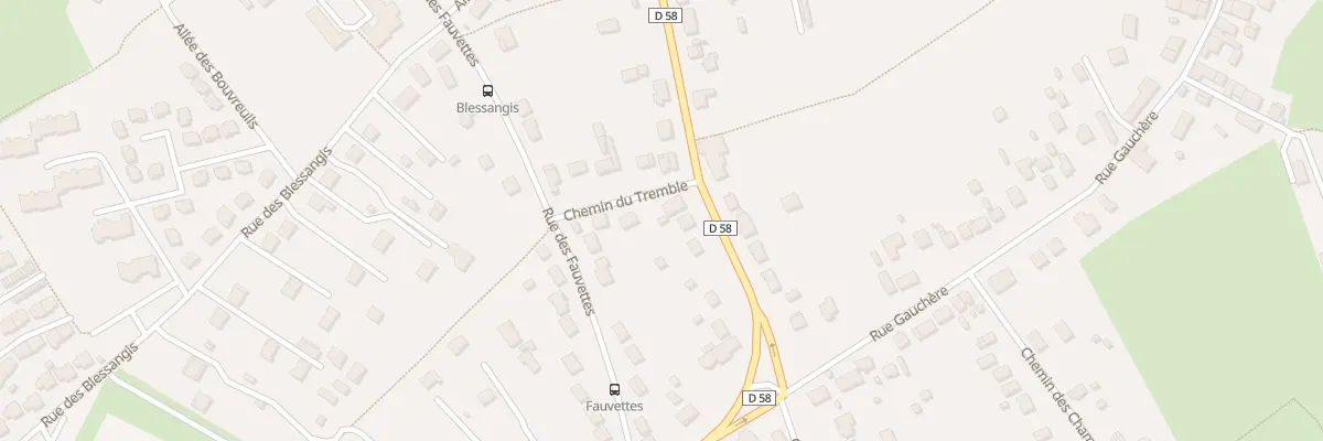 Plan du 58 Rue du Grand Chemin à Bourges