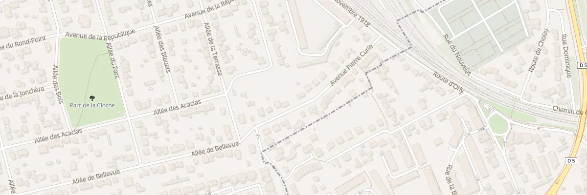 Plan du 18B Av Pierre Curie à Orly