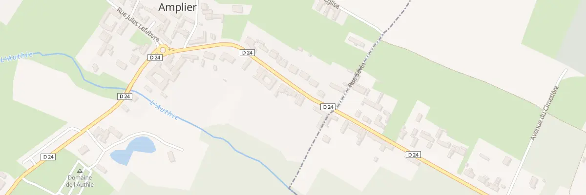 Plan du 73 Rue d’Orville à Amplier